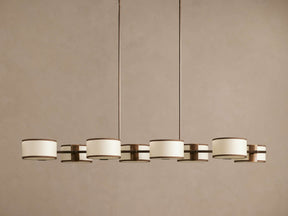 Daphne Fabric Linear Chandelier