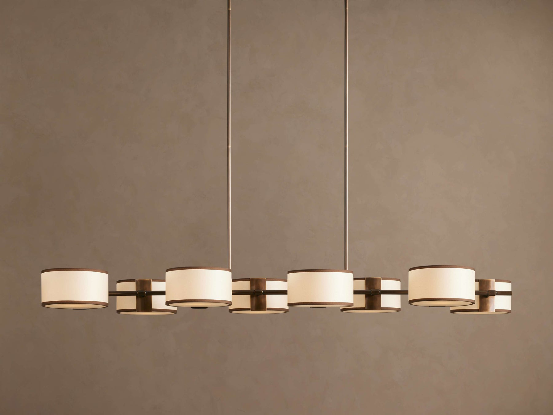 Daphne Fabric Linear Chandelier