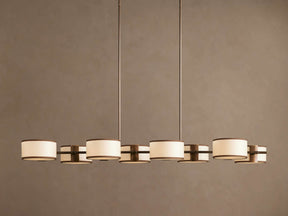 Daphne Fabric Linear Chandelier