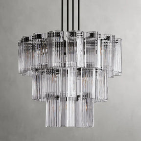 Delsie Round Art Glass Chandelier 38" 48" 60"D