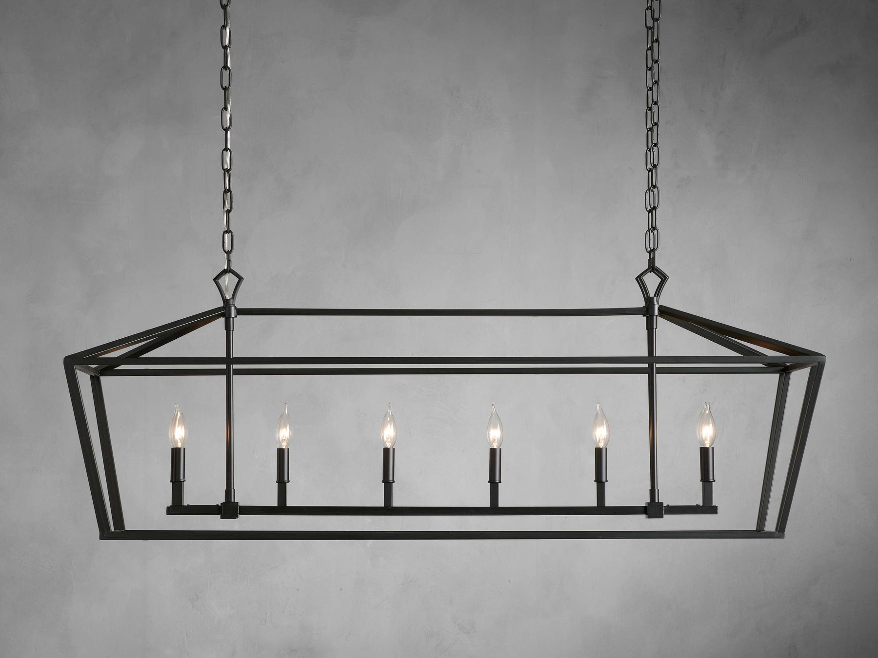 Garnet 54" Rectangular Chandelier