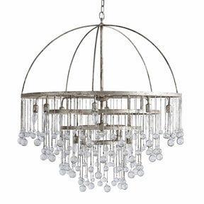 Aubrey Modern Crystal Ball 4 Tier Chandelier