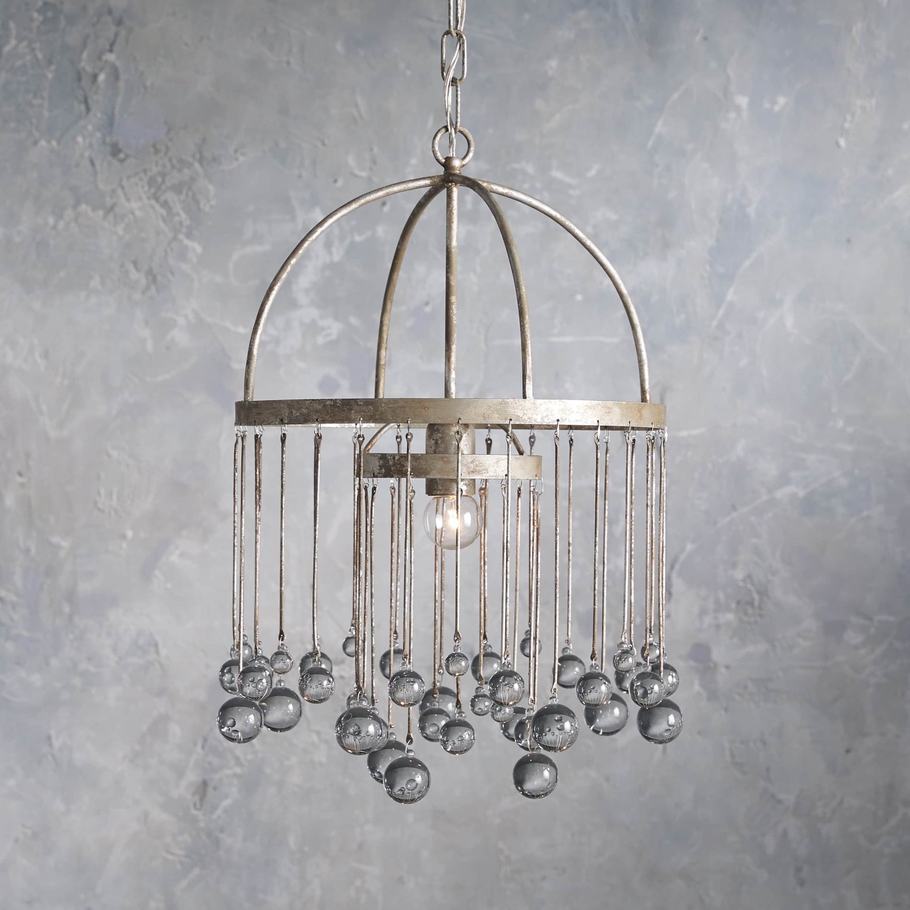 Aubrey Modern Crystal Ball Pendant Lamp