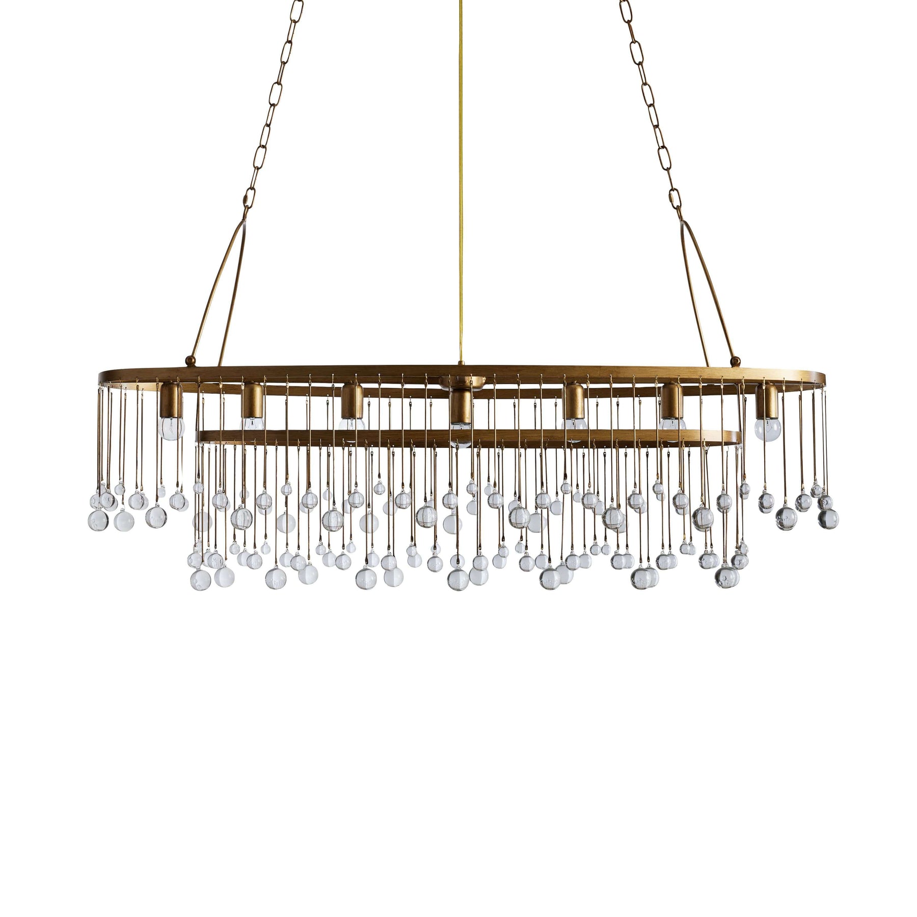 Aubrey Crystal Ball 7 Light Chandelier