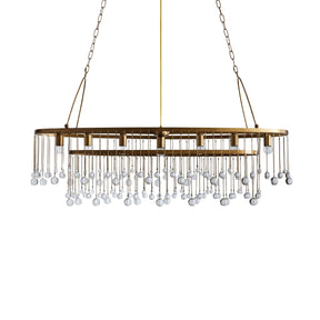 Aubrey Crystal Ball 7 Light Chandelier