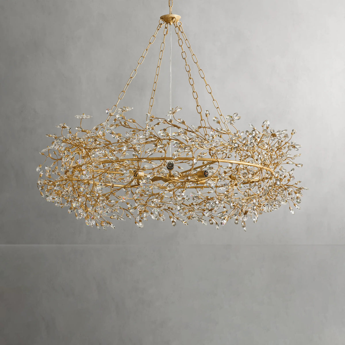 Fiore Crown Chandelier 39" 48"