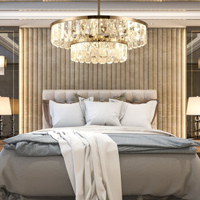 Selene Linear Crystal Chandelier