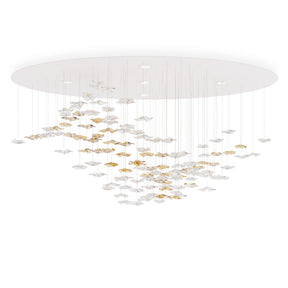 Coastal Sands Wave Glass Chandelier, Artisic Handmade Glass Chandelier chandeliers for dining room,chandeliers for stairways,chandeliers for foyer,chandeliers for bedrooms,chandeliers for kitchen,chandeliers for living room Kevinstudiolives   