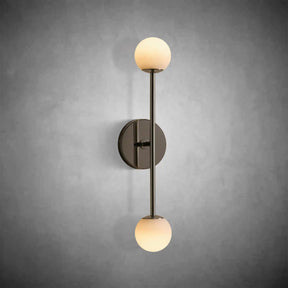 Girouette Alabaster Double Wall Sconce