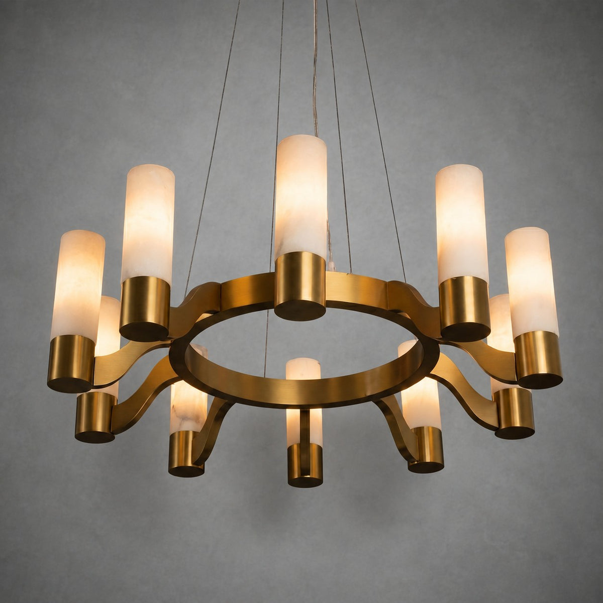 Livia Modern Alabaster Hanging Light Fixtures