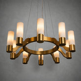 Livia Modern Alabaster Hanging Light Fixtures