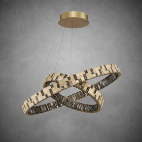 Ellery Crystal Galaxy Chandelier 37"