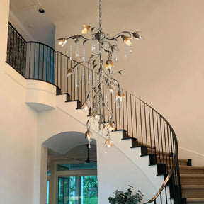 Viticcio Cascade Silver Chandelier 34''H