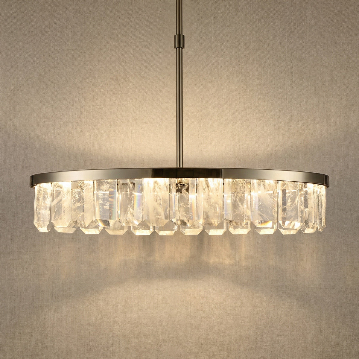 Selene Linear Crystal Chandelier