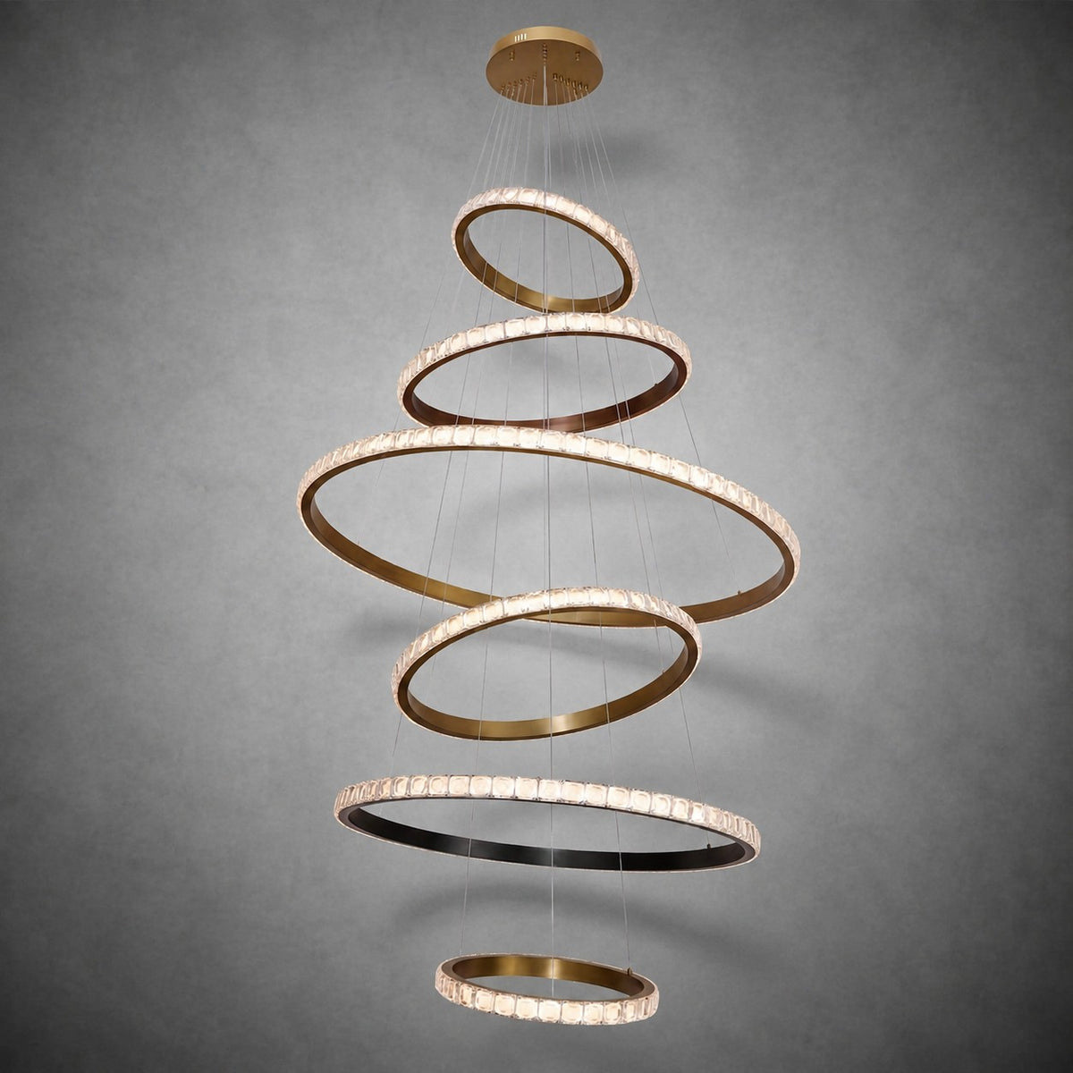 Drake Crystal Cascading Chandelier