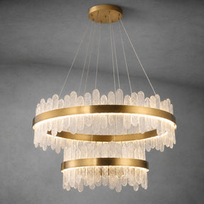 Bocciolo Handblown Duo Chandelier
