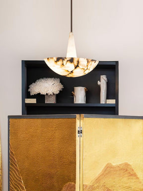 Domus Alabaster Round Chandelier - Melin Lamps