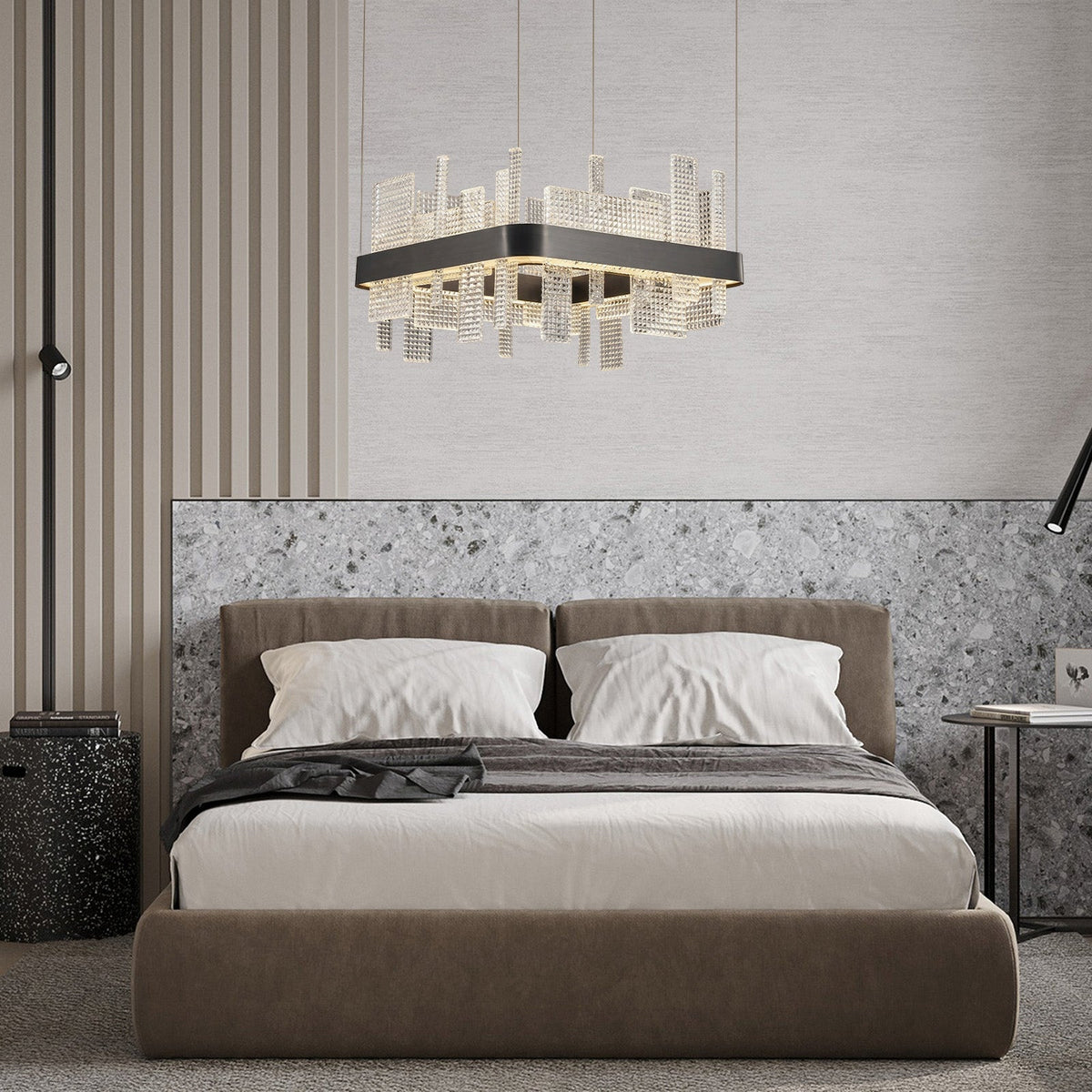 Lyra Glass Pendant Light 19.7"
