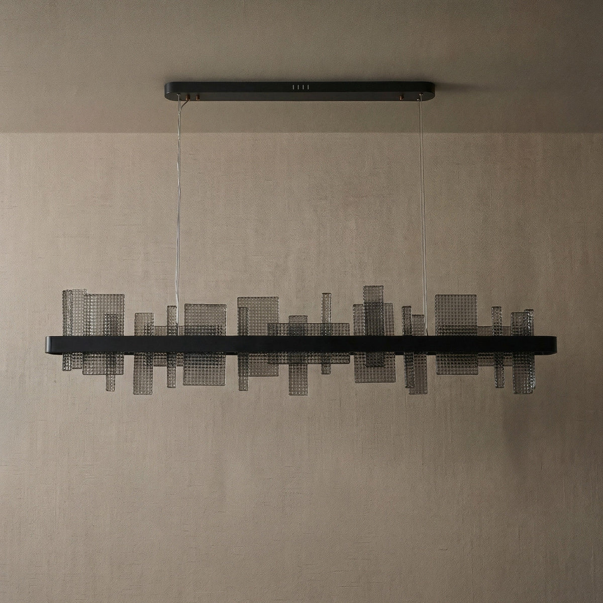 Lyra Round Glass Chandelier