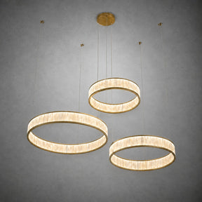 Crystara Modern Natural Moroccan Stone Chandelier