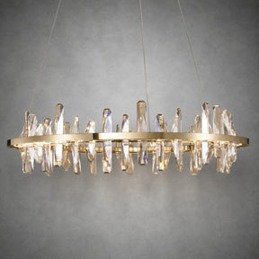 Mira Ring Crystal Chandelier