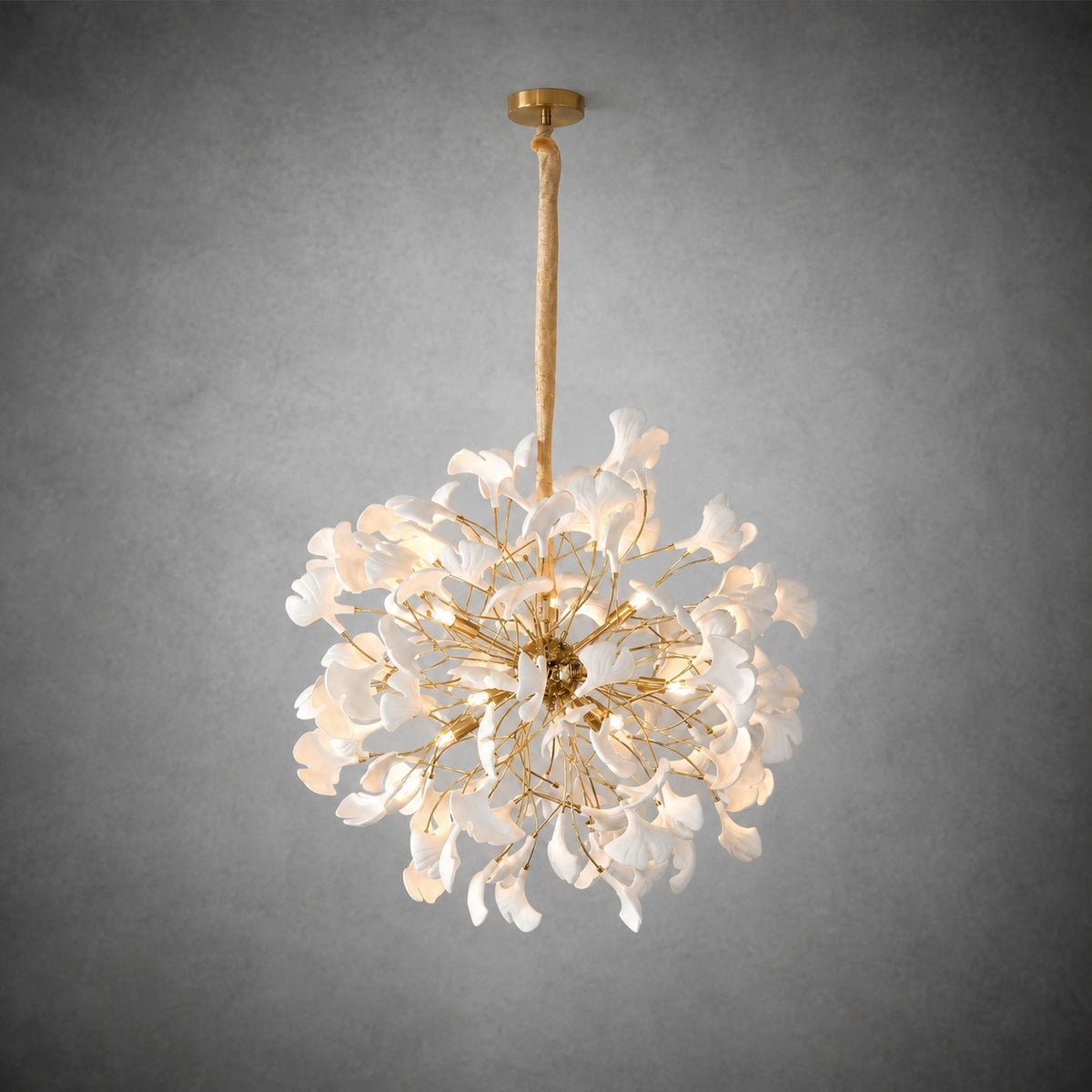 Ceramic Ball Pendant 800 - Gold