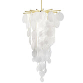 ELLA GLASS Cascade Chandelier 78.7''