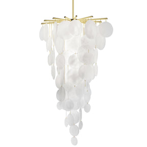 ELLA GLASS Cascade Chandelier 78.7''