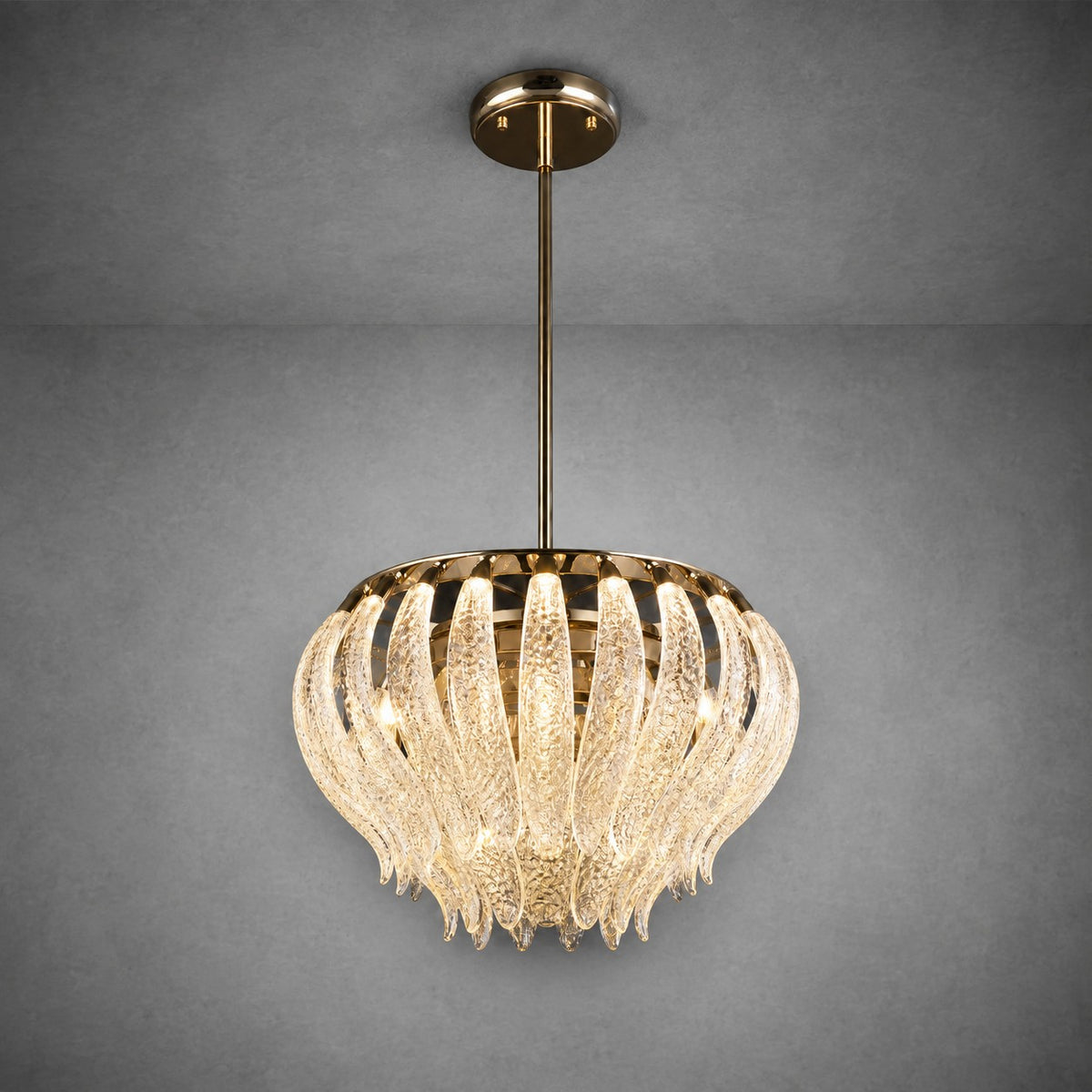 Floral Glory Modern Sculptural Pendant Light