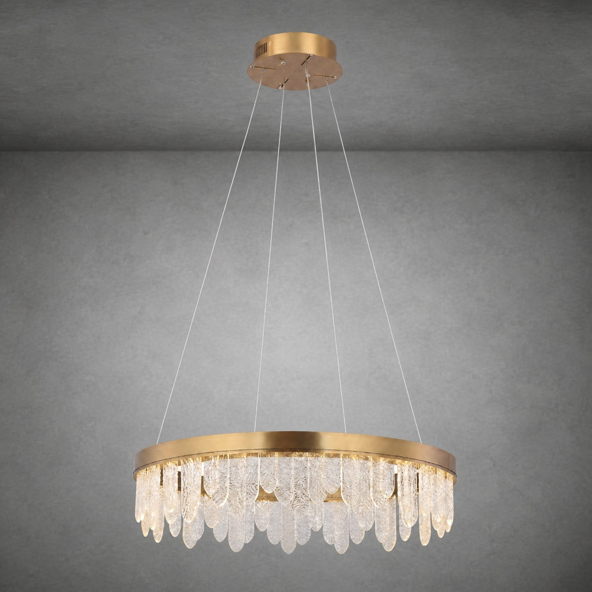 Soffione Glass Chandelier