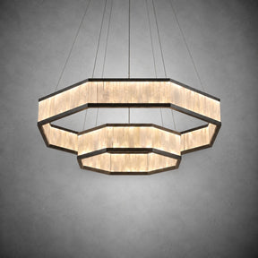 Crystara Modern Moroccan Stone Chandelier