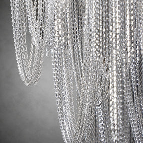 Alisa Luxury Hardware Aluminum Chain Tassel Table Lamp
