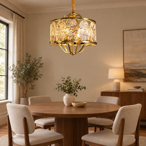 Vintage Lantern Luxury Stone Chandelier