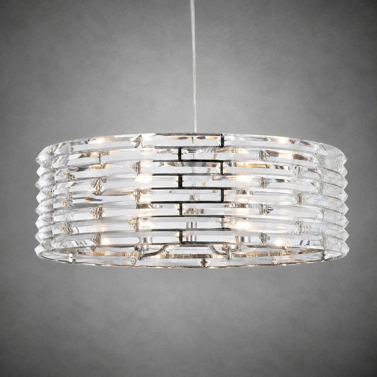 Saturno Disc Halo Chandelier