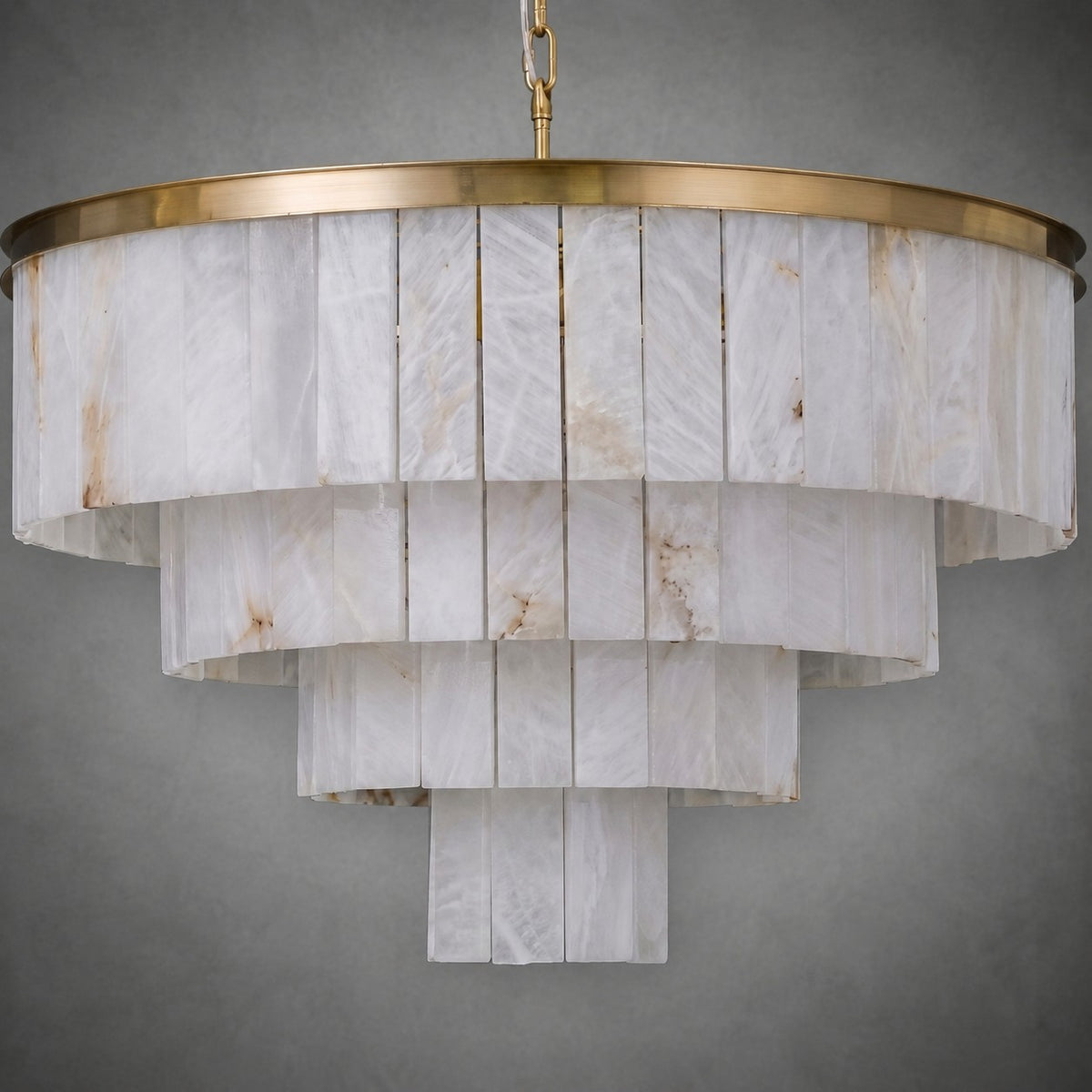 Hollis Modern Alabaster Dining Room Light