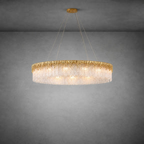 Ice Bloom Glass Chandelier D1000 - Copper