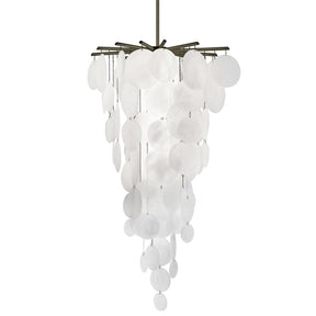 Briony Glass Cascade Chandelier 78.7''