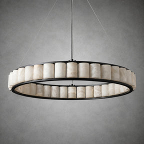 Votelle Modern Alabaster Ring Chandelier