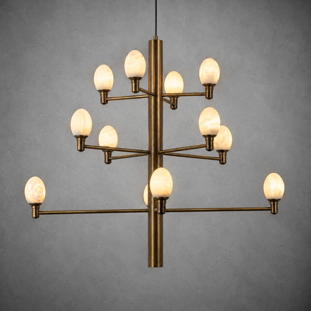 Ramo Brass Living Room Chandelier