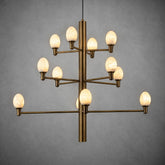 Ramo Brass Living Room Chandelier