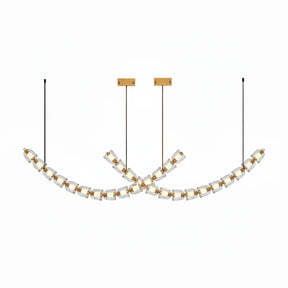 Gabriel Gold Crystal Chandelier