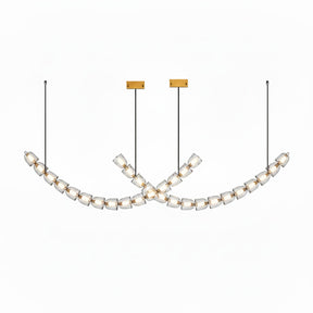 Gabriel Gold Crystal Chandelier