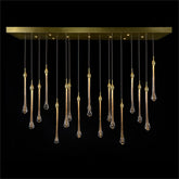 Luna: Thirty-Light Crystal Drop Chandelier - Merlin Lamps
