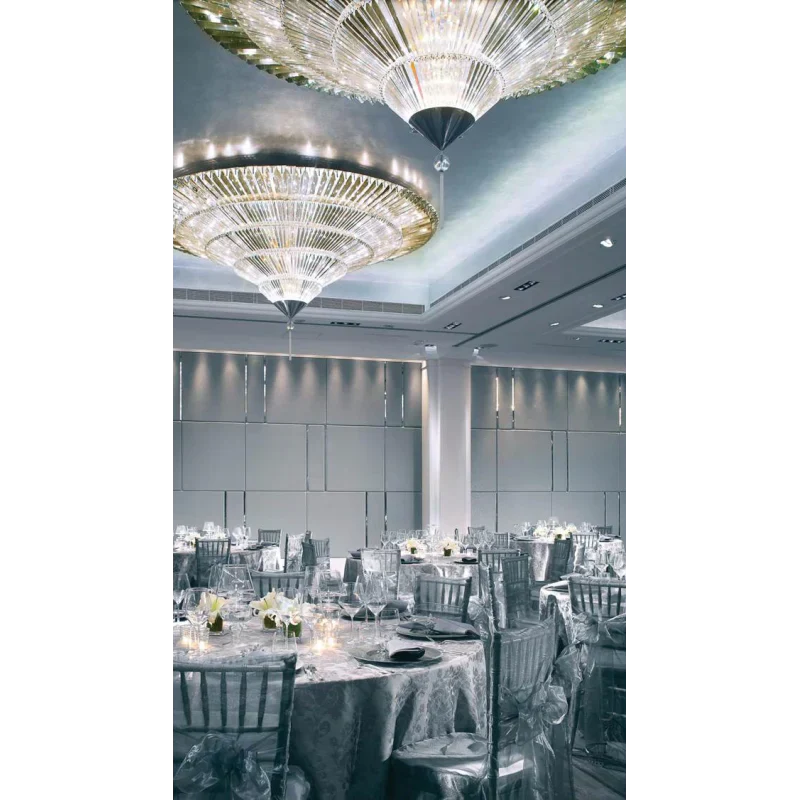 Modern Luxury Exquisite Flush Mount Crystal Chandelier for Low-ceiling Space
