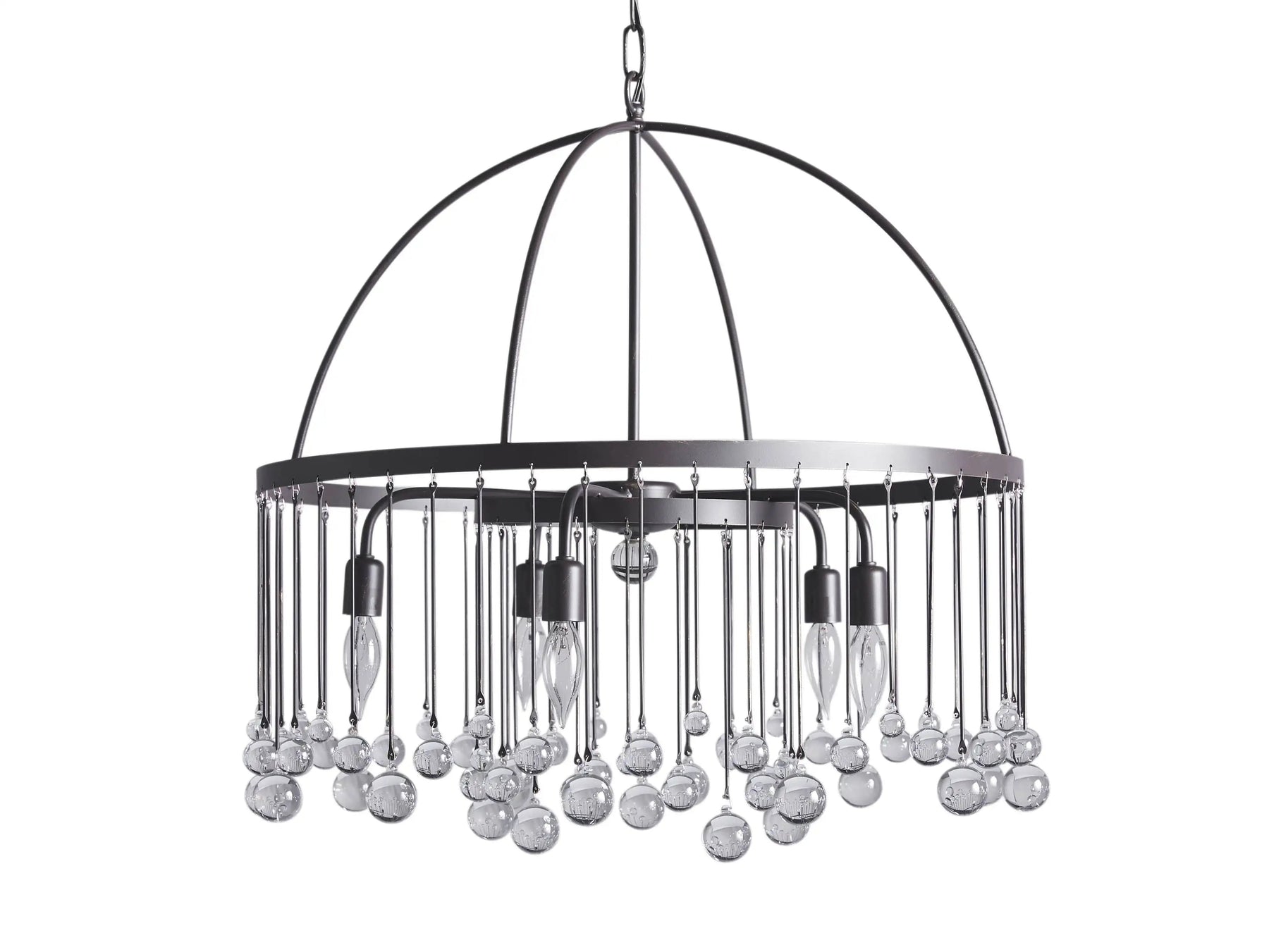 Aubrey Crystal Ball Round Chandelier 5 Light / 8 Light