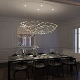 New Postmodern Round/Oval 84/102/170/192 Leaves Art Design Chandelier