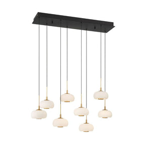 Adelly 8 Light Rectangular LED Chanderlier