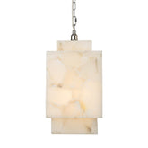 Alabaster Cube Pendant Light