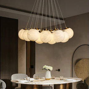 Alabaster Global Ceiling Pendant  thebelacan 19Lights  