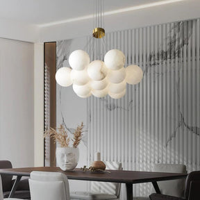 Alabaster Global Ceiling Pendant  thebelacan 13Lights  